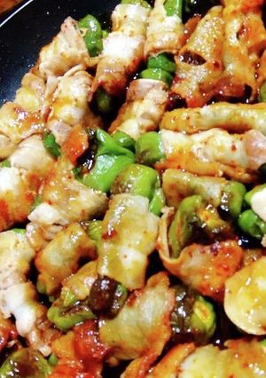 まるごと！ピーマンの肉巻き-レシピのメイン写真