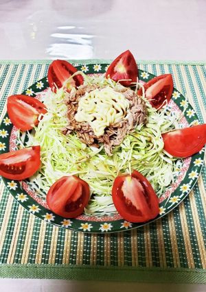 キャベツとシーチキンのサラダ-レシピのメイン写真