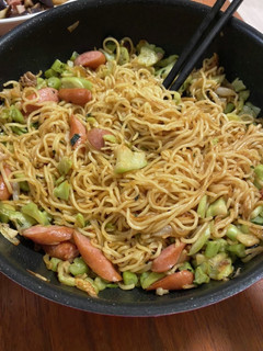 余り物でズボラ焼きそば-レシピのメイン写真