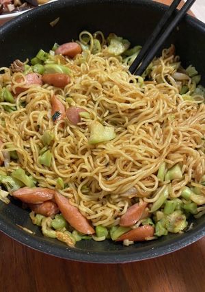 余り物でズボラ焼きそば-レシピのメイン写真