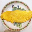 大きすぎるフライパンで☆プレーンオムレツ