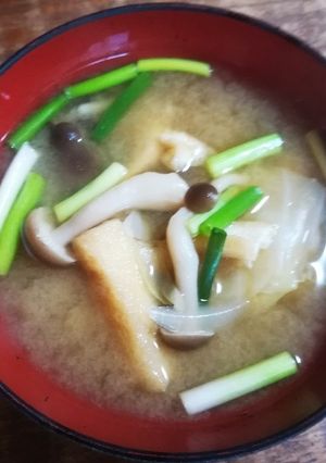 残り野菜の使い方②【味噌汁】-レシピのメイン写真