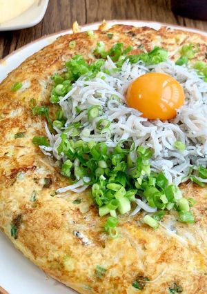 オートミール版★しらすたっぷり大和芋焼き-レシピのメイン写真