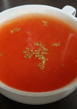 余ったトマト缶で作る超簡単トマトスープ-レシピのメイン写真