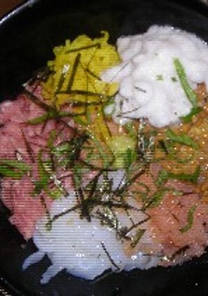グチャ丼♪手巻き寿司のネタの余りで!-レシピのメイン写真