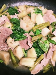 ◇簡単☆白茄子と空芯菜の豚肉中華炒め♪◇-レシピのメイン写真