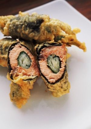 手間だけど作ってほしい！鮭の磯辺揚げ-レシピのメイン写真