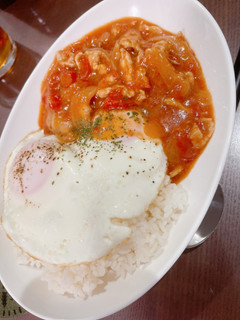ハッシュドポーク 目玉焼き乗せ-レシピのメイン写真