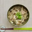 きのこのお吸い物*焼き鳥缶で簡単