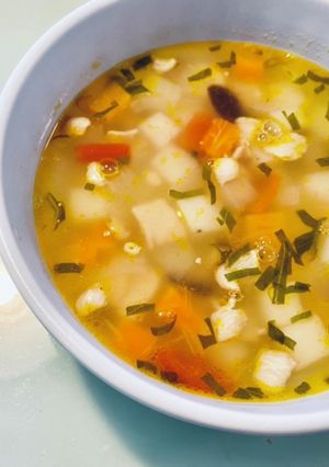 椎茸出汁の野菜スープ-レシピのメイン写真