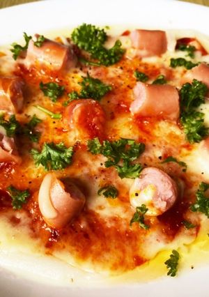 レンジでピザ餅●簡単5分小学生の得意料理-レシピのメイン写真