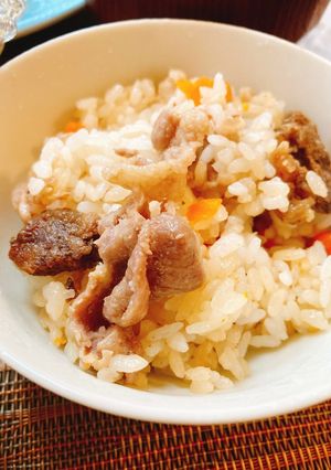 お肉の炊き込みご飯-レシピのメイン写真