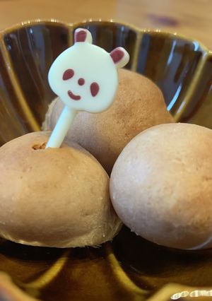 お餅で米粉のもちもち焼きドーナツ♪-レシピのメイン写真