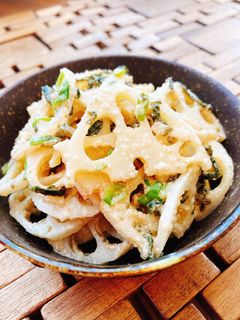 れんこんの和風明太マヨサラダ-レシピのメイン写真