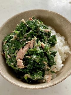 モロヘイヤとツナのネバネバ丼-レシピのメイン写真