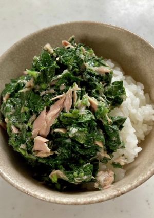 モロヘイヤとツナのネバネバ丼-レシピのメイン写真