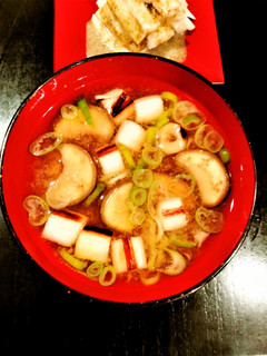 なすと焼き葱のお味噌汁-レシピのメイン写真
