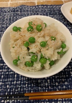 グリーンピースごはん-レシピのメイン写真