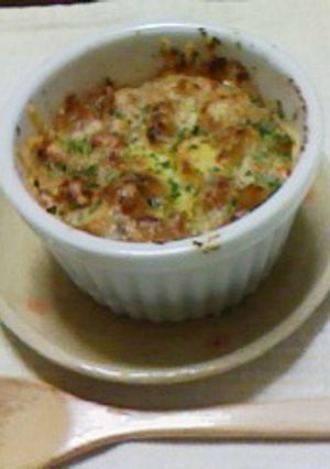 シチューが余ったら・・お手軽パングラタン-レシピのメイン写真