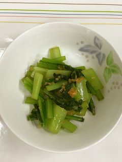 小松菜のあっさり炒め-レシピのメイン写真