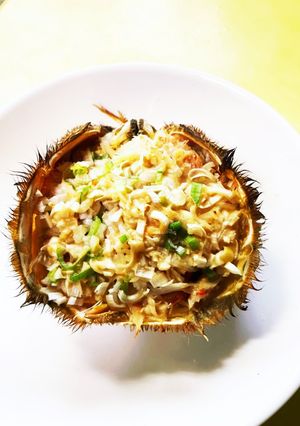 カニの甲羅味噌焼き-レシピのメイン写真