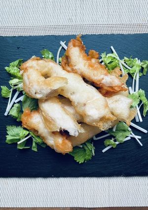 鶏ささ身フリット出汁衣でふわサク-レシピのメイン写真