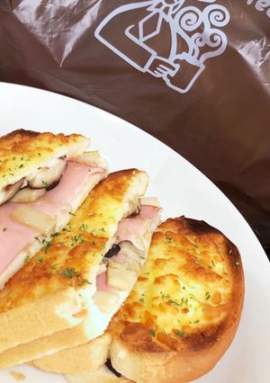 たっぷりきのこのクロックムッシュ-レシピのメイン写真
