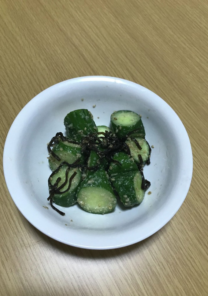 きゅうりと昆布のオイル和え-レシピのメイン写真