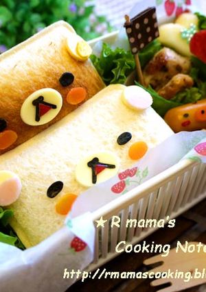 簡単可愛い☆四角いリラサンド♪-レシピのメイン写真