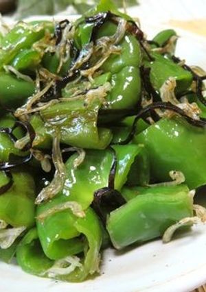大量消費に☆ ピーマンのじゃこ昆布炒め-レシピのメイン写真