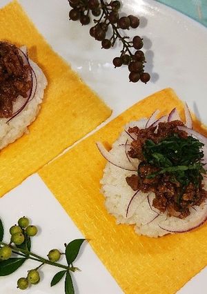 味噌味ソイミート おにぎり ベジート-レシピのメイン写真