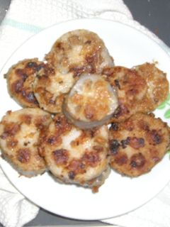 レンコンの肉味噌詰-レシピのメイン写真
