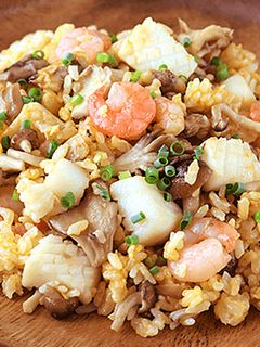 魚介のガリバタ醤油炒飯-レシピのメイン写真
