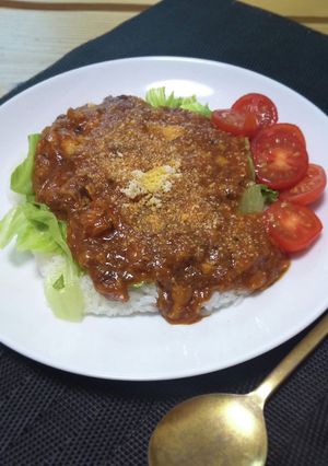 サバ缶で♪簡単タコライス-レシピのメイン写真