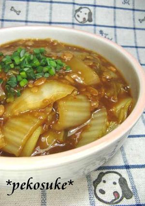 畑の肉と白菜で甘辛オイスター煮-レシピのメイン写真