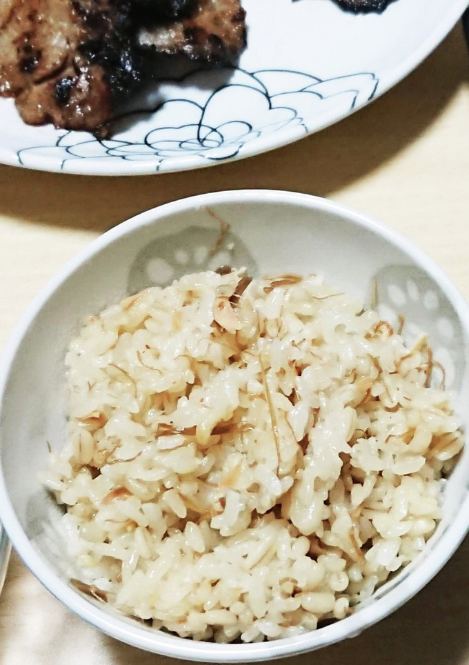 簡単☆ツナとなめ茸の炊き込みご飯-レシピのメイン写真