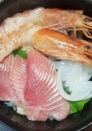 裏技海鮮丼-レシピのメイン写真