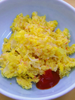 【病院】かにかまいりたまご【給食】-レシピのメイン写真
