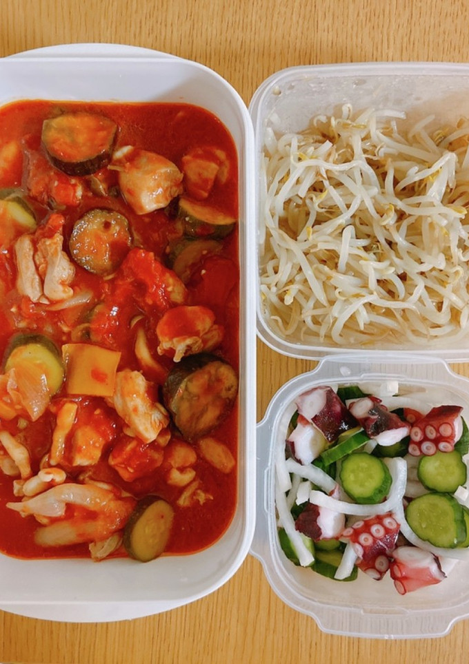トマト煮ともろもろセット-レシピのメイン写真