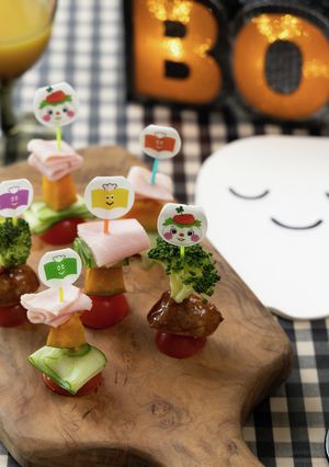 ハロウィンパーティーにも!簡単ピンチョス-レシピのメイン写真