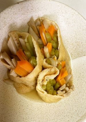 芋づるの和風揚巻【JA福岡市】-レシピのメイン写真