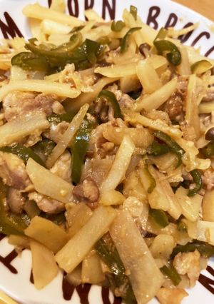 豚肉とじゃがいものピリ辛いため-レシピのメイン写真