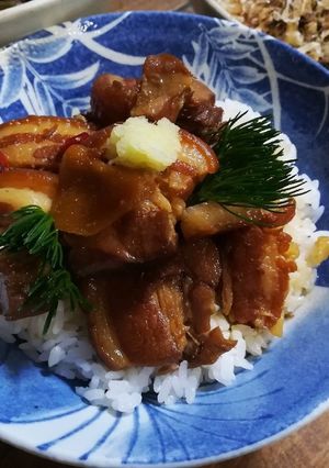 【豪華版】温泉卵つき!三枚肉丼!-レシピのメイン写真
