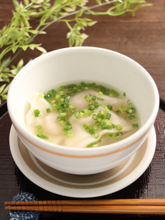 レンジで簡単!餃子スープ-レシピのメイン写真