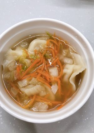 水餃子のスープ-レシピのメイン写真
