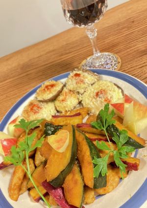 鶏むねとホクホクお芋のバルサミコ酢炒め-レシピのメイン写真