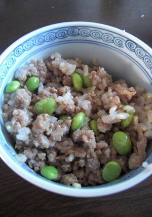 生姜が香る★豚挽き肉と枝豆のまぜご飯♪-レシピのメイン写真