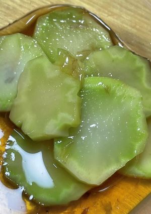 ブロッコリーの茎で即席漬け-レシピのメイン写真