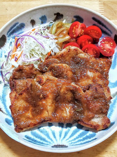 豚ロース肉のしょうが焼き梨ソース仕立て-レシピのメイン写真