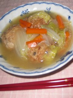大きな肉団子の煮込み-レシピのメイン写真